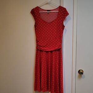Retrolicious Polka Dot Midi Dress
